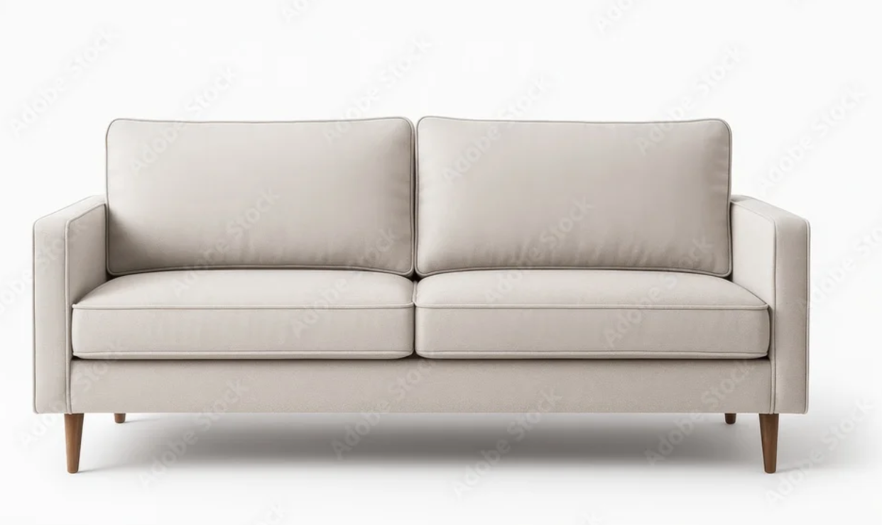 Upholstered sofa in premium velvet